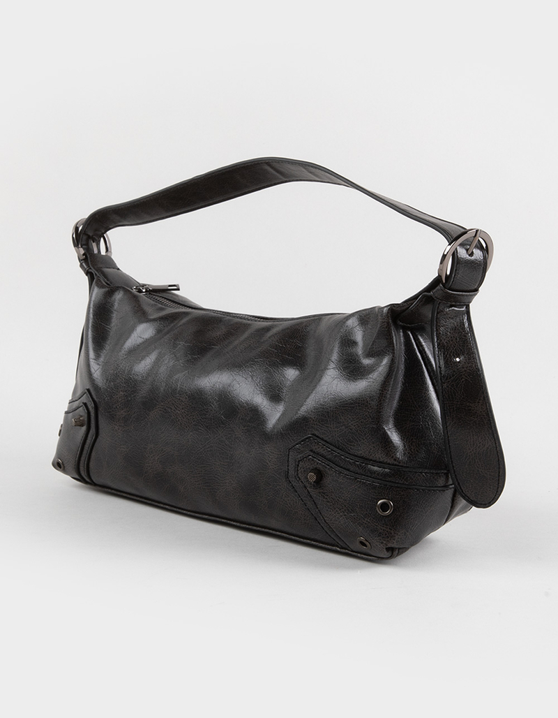 Faux Leather Shoulder Bag image number 1