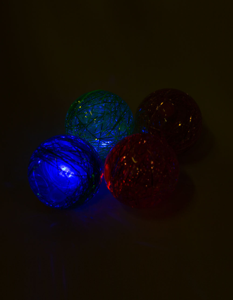 Tinsel Light Up Glitter Bounce Ball image number 1