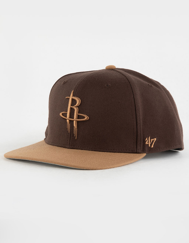 47 BRAND Houston Rockets No Shot Two Tone '47 Captain Snapback Hat image number 0