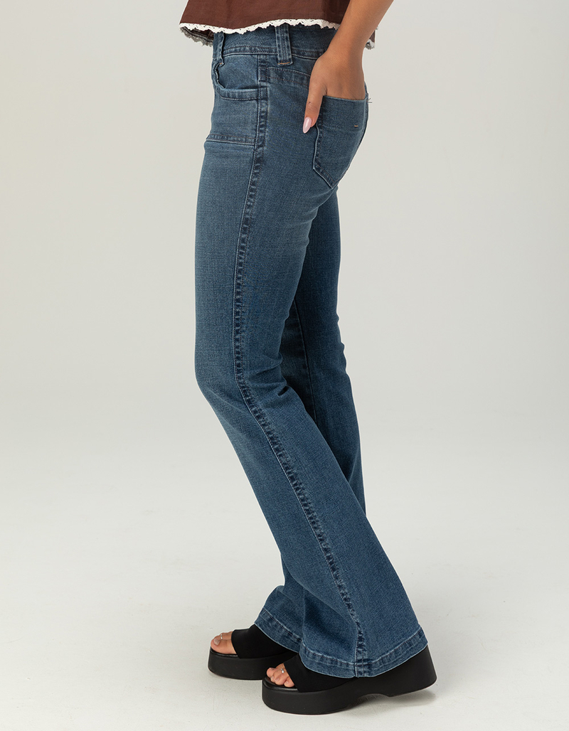 RSQ Womens Low Rise Extended Tab Bootcut Jeans image number 2