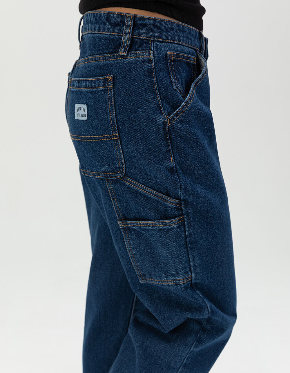 BRIXTON Essex Womens Painter Pants - MEDIUM INDIGO | Tillys