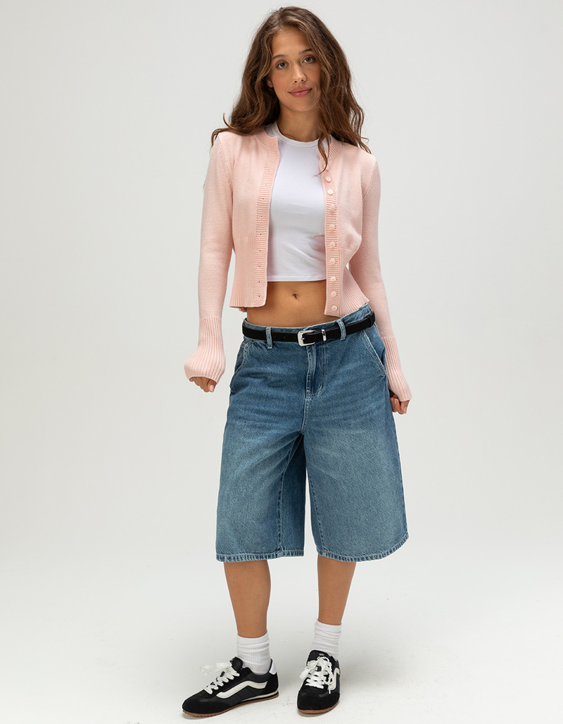 RSQ Womens Low Rise Carpenter Jorts image number 0