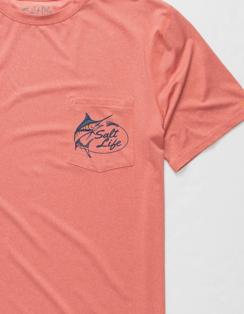 SALT LIFE Salty Marlin Lure Mens Pocket Tee image number 3