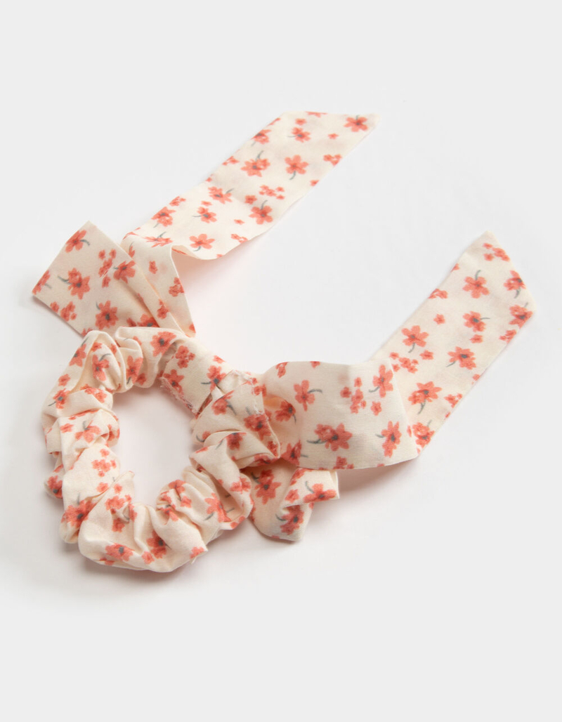 FULL TILT Floral Bow Hair Tie image number 0