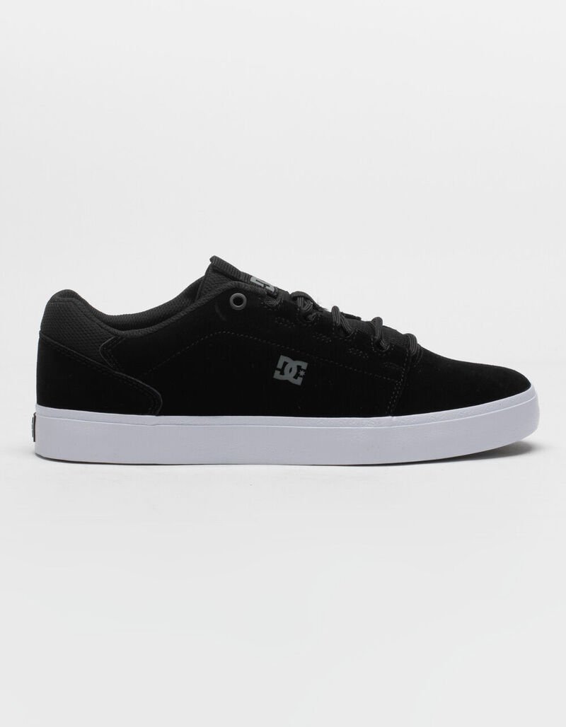 DC SHOES Hyde S Suede Mens Skate Shoes BLKWH 391943125