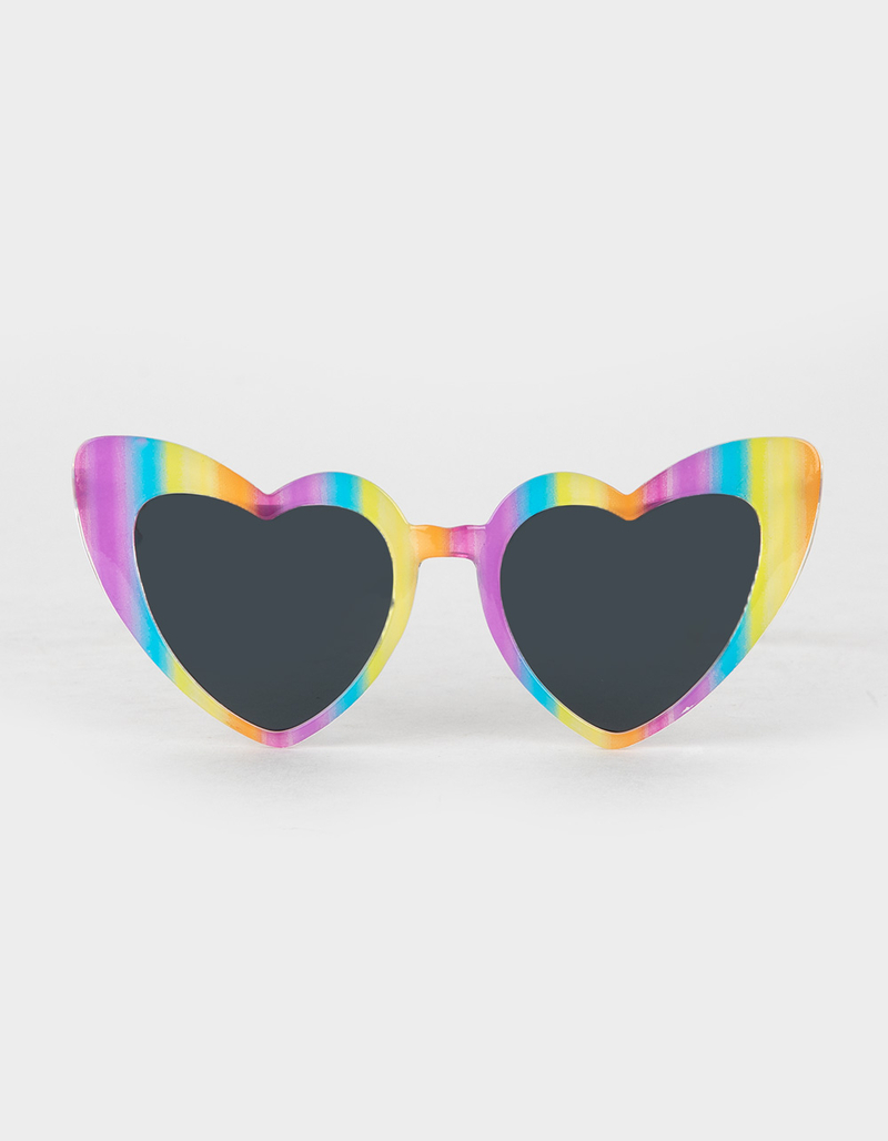 RSQ Rainbow Heart Sunglasses image number 1
