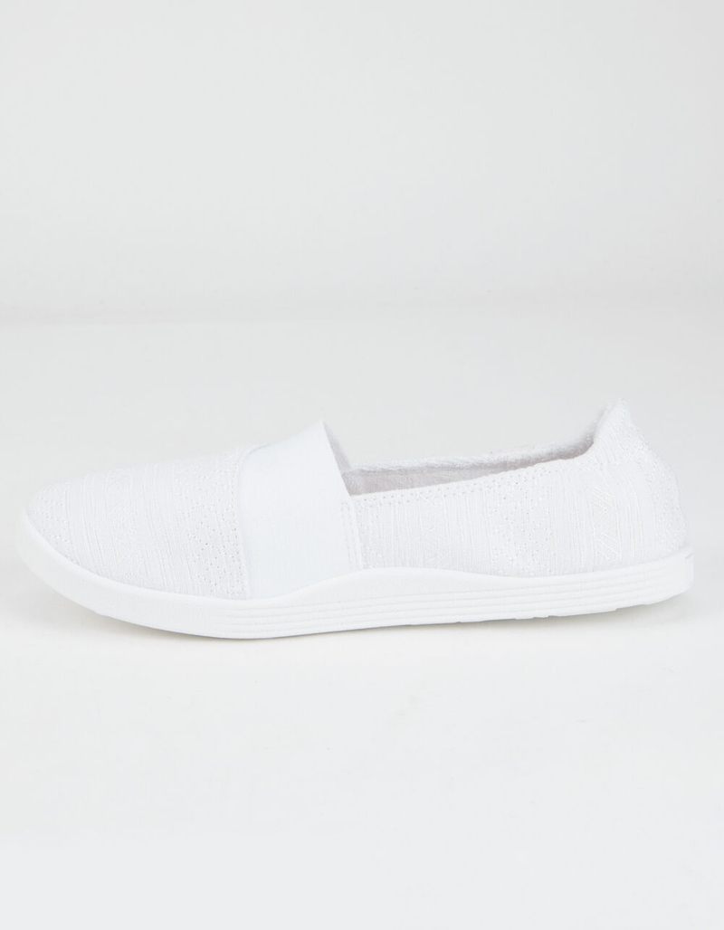 ROXY Danaris Womens White Slip-On Shoes image number 3