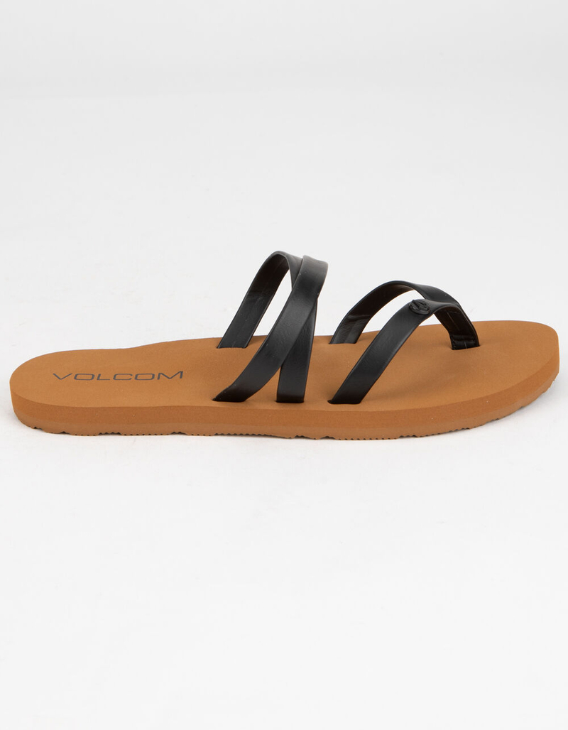 VOLCOM Easy Breezy Girls Black Sandals image number 2