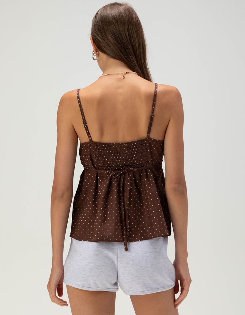 RSQ Womens Henley Babydoll Cami image number 3