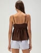 RSQ Womens Henley Babydoll Cami image number 4