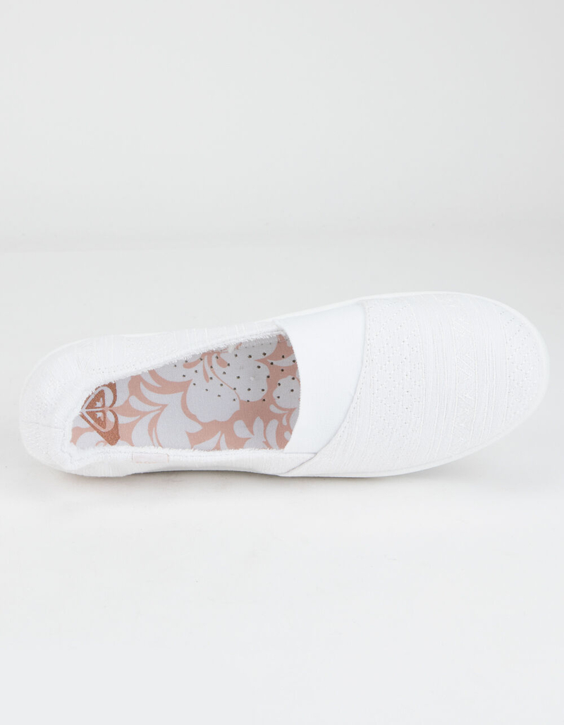 ROXY Danaris Womens White Slip-On Shoes image number 2