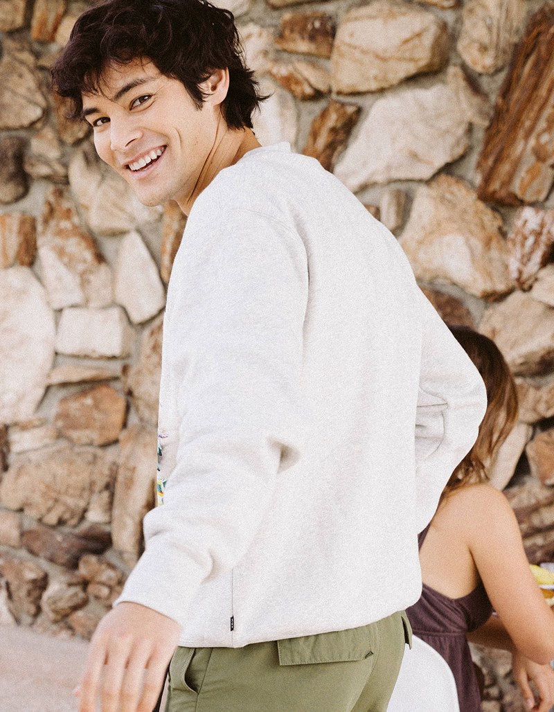 HUF x Goodyear Team HUF Mens Crewneck Sweatshirt image number 5