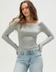 FREE PEOPLE Oh My Darling Womens Long Sleeve Top image number 1