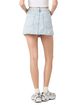 BLANK NYC Denim Cross Over Wrap Womens Mini Skirt image number 3