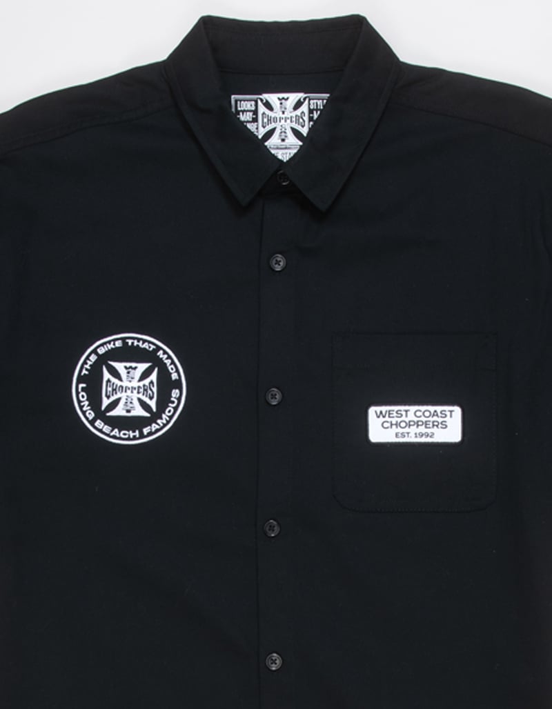 WEST COAST CHOPPERS Mens Button Up Shirt image number 4