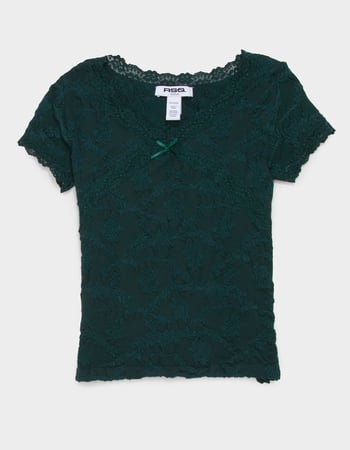 RSQ Girls Lace Seamless Top Alternative Image
