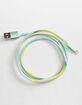 URBAN SOUL 3 Foot Tie Dye Charging Cable image number 1