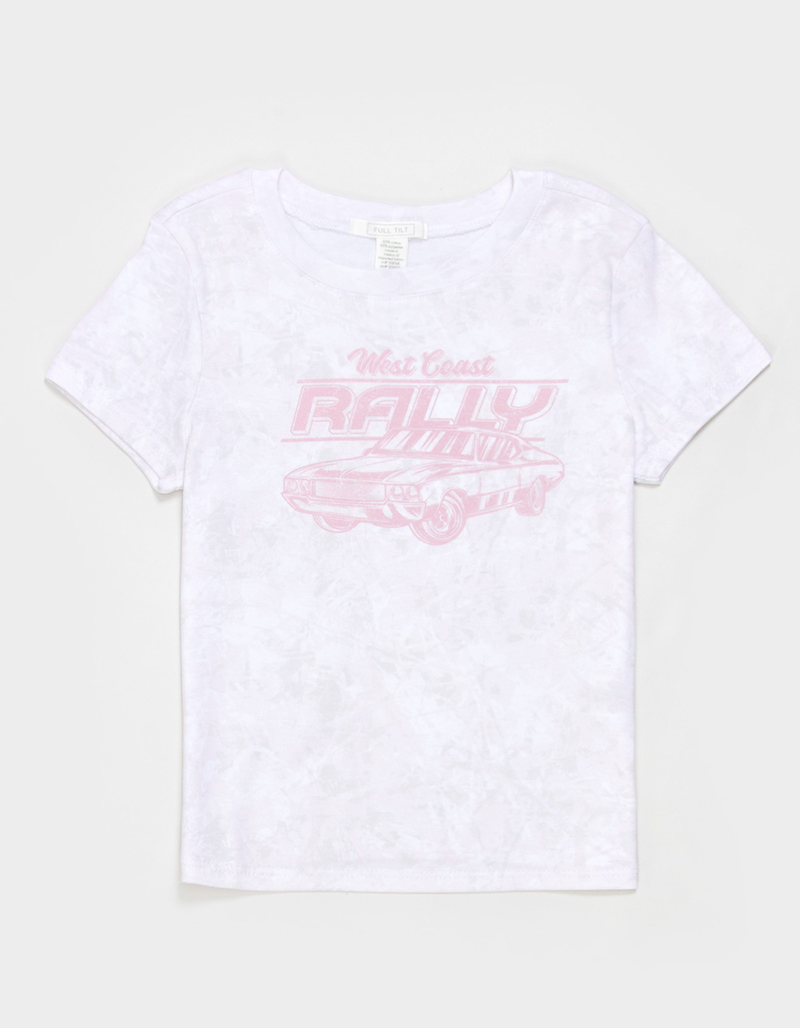 FULL TILT Car Camo Print Girls Tee image number 3