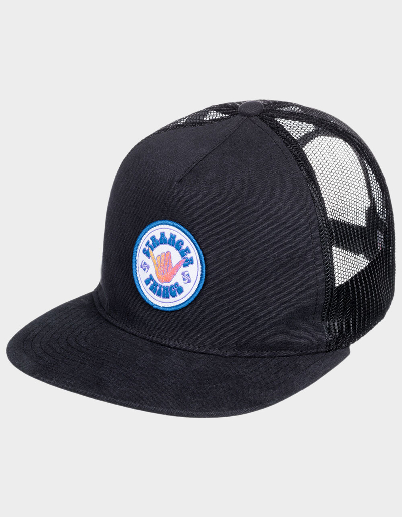 QUIKSILVER x Stranger Things Lenora Hills Mens Trucker Hat image number 0