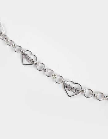 Heart Flame Chain Belt Alternative Image