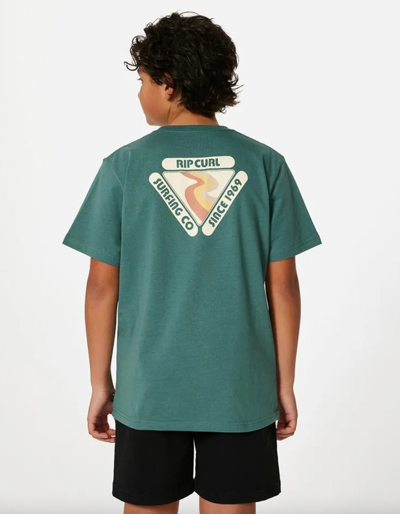 RIP CURL Surf Revival Swirl Boys Tee image number 3