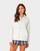 EDIKTED Oversized Quarter Zip Sweatshirt image number 1
