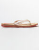ROXY Vista III Womens White & Pink Sandals image number 2
