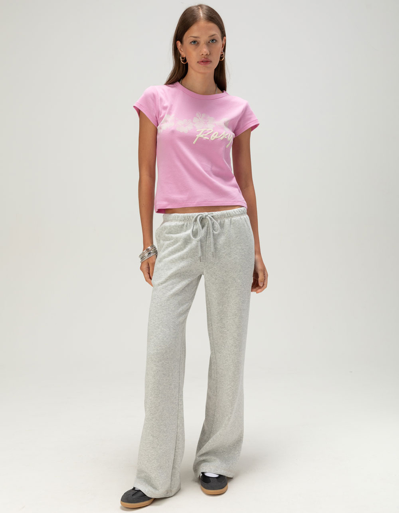 ROXY Floating Hibiscus Womens Baby Tee image number 1