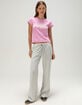 ROXY Floating Hibiscus Womens Baby Tee image number 2