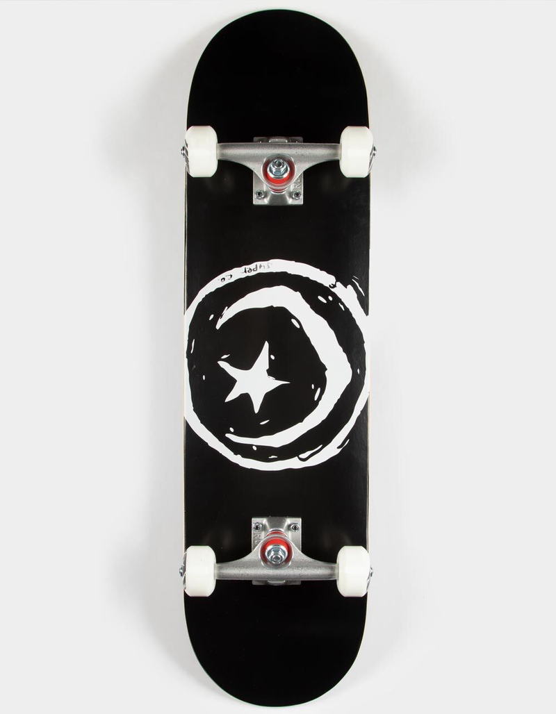 FOUNDATION Star & Moon 8.0" Complete Skateboard image number 0