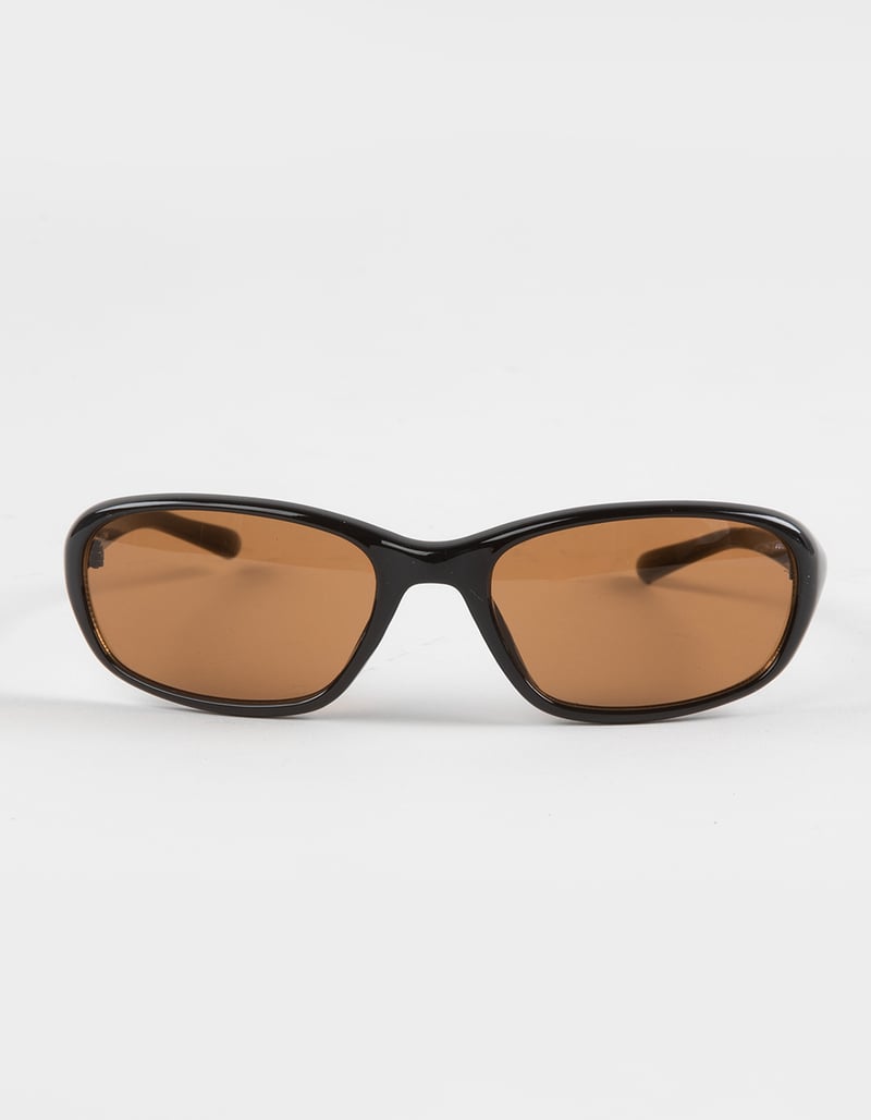 RSQ Rectangle Wrap Plastic Sunglasses image number 1