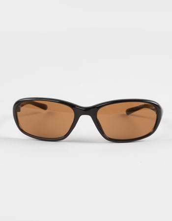 RSQ Rectangle Wrap Plastic Sunglasses Alternative Image