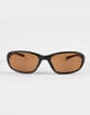 RSQ Rectangle Wrap Plastic Sunglasses image number 2