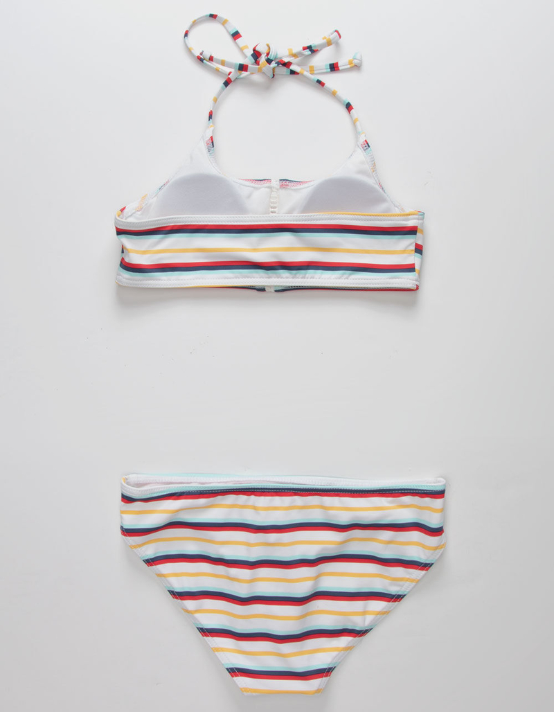 FULL TILT Stripe Girls Bikini Set image number 1