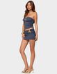 EDIKTED Ninah Abstract Ruched Mini Skirt image number 4