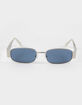 RSQ Rectangle Metal Sunglasses image number 2
