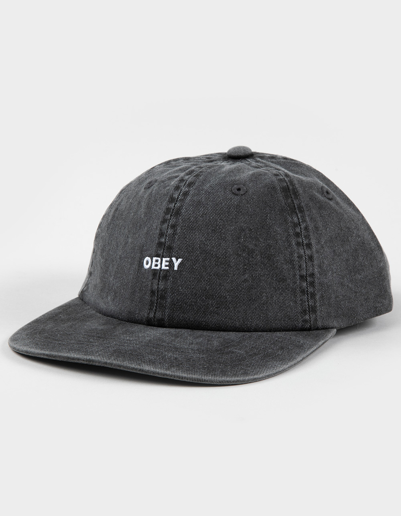OBEY Pigment Bold 6 Panel Strapback Hat image number 0
