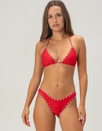 FULL TILT Eyelet Cheekier Bikini Bottoms Alternative Image