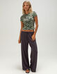 BABY PHAT Camo Womens Baby Tee image number 2