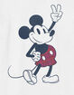 DISNEY Plaid Mickey Unisex Kids Tee image number 2