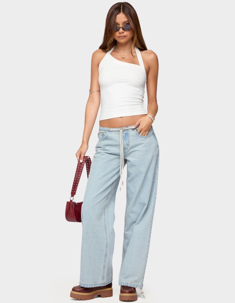 EDIKTED Meggie Low Rise Jeans image number 4