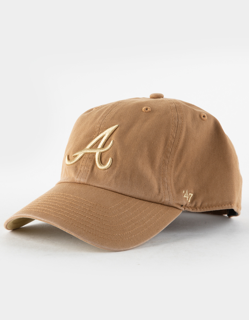 47 BRAND Atlanta Braves '47 Clean Up Ballpark Strapback Hat image number 0