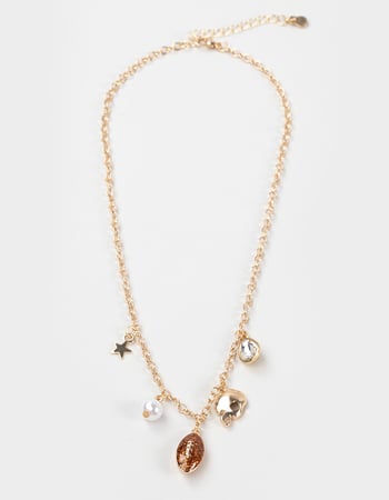 FULL TILT Football Charm Necklace Primary Image