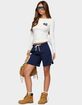 EDIKTED Contrast Nylon Bermuda Shorts image number 5