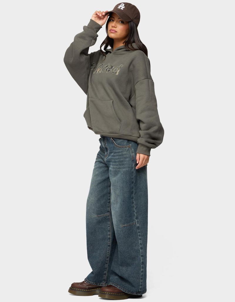 EDIKTED Camo Cutie Edikted Oversized Hoodie image number 3