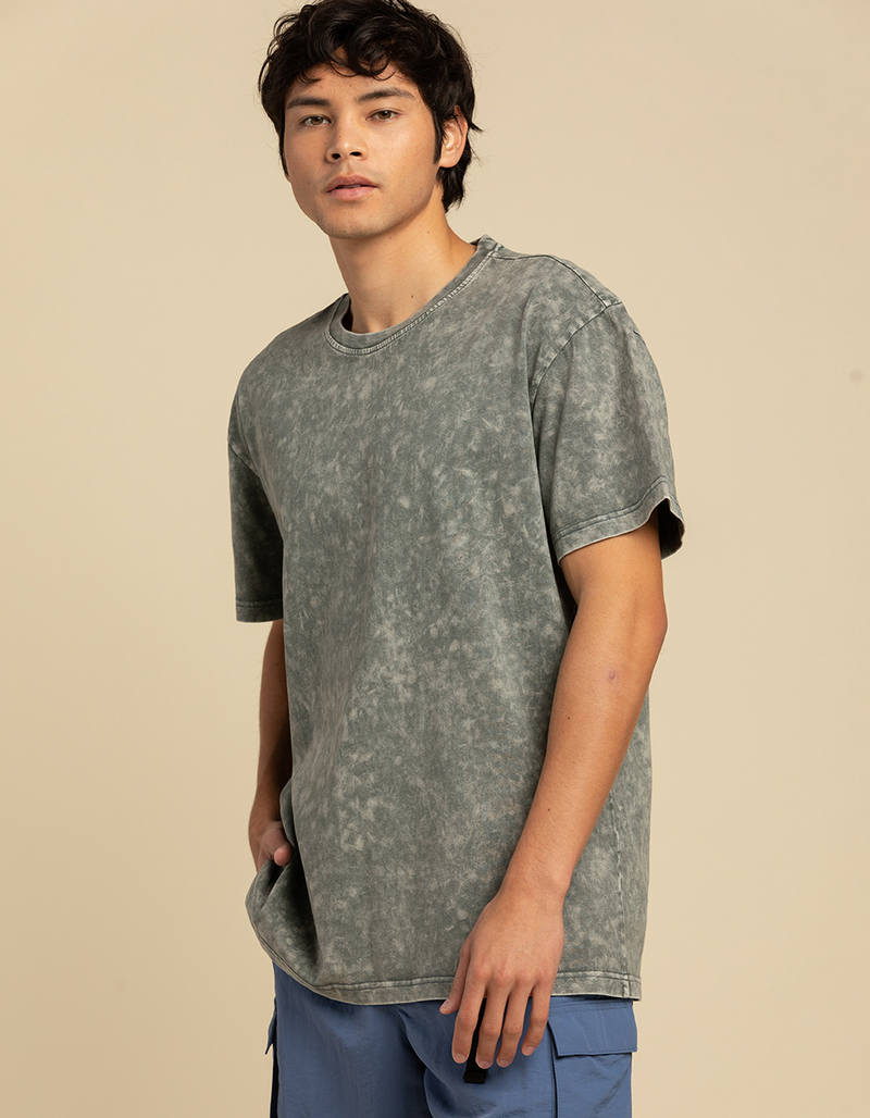 RSQ Acid Wash Mens Oversized Tee image number 1