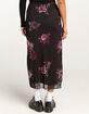 RSQ Womens Low Rise Mesh Maxi Skirt image number 4