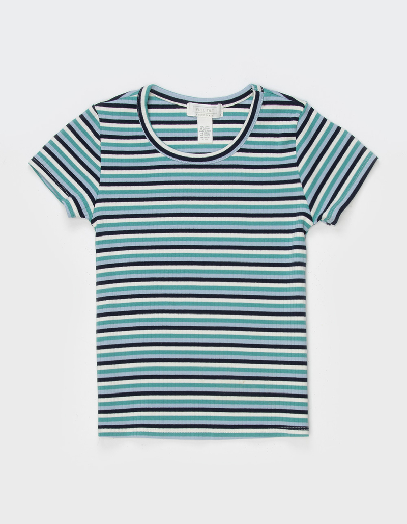 FULL TILT Essentials Girls Stripe Tee image number 0