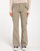 RSQ Womens Low Rise Poplin Cargo Flare Pants image number 2