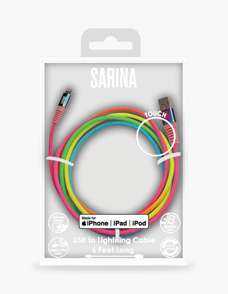 SARINA Rainbow USB to Lightning Cable image number 1
